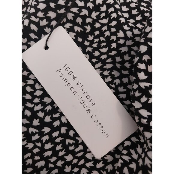 NWT Mini Molly Girls Black Bird Spaghetti Strap Camisole Shirt Sz 12/14 - Picture 6 of 10